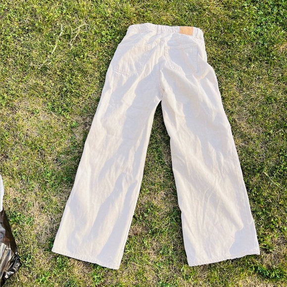 Weekday Ace cream wide jeans size 28 - Picture 5 of 5